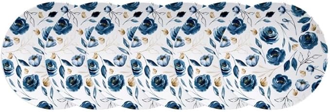 Tramontina - TRAMONTINA- Ensemble 6pcs Assiettes à dessert Rondes Porcelaine blanche Ana flor 21cm - Élégance intemporelle, design classique floral. Parfaites pour toutes les occasions. - Nail Gallerys