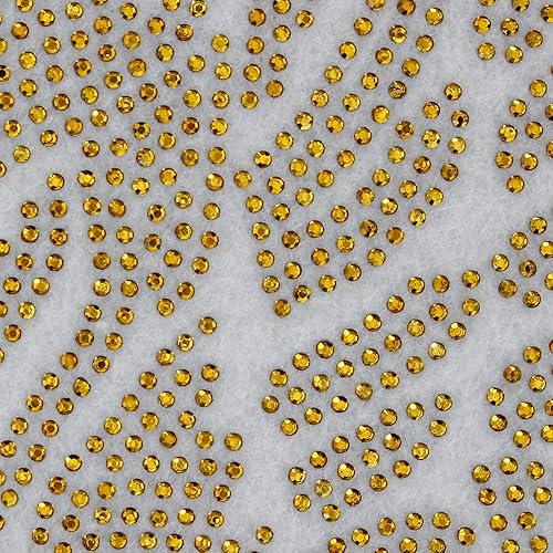 Lot de 2 patchs thermocollants en forme d'ailes noires et blanches avec strass à coller au fer à repasser pour vêtements, loisirs créatifs, couture (doré) - Nail Gallerys