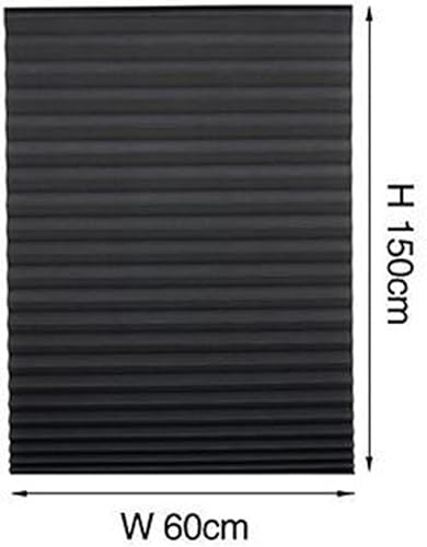 Zilimontt Rideaux de confidentialité 60 x 150 cm - Stores vénitiens entièrement occultants - Taille réglable - Facile à installer - Gris - Nail Gallerys