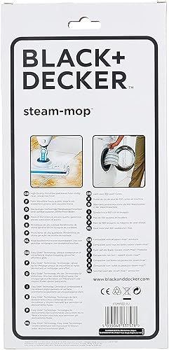 Tampon de Remplacement pour Balai Vapeur Black+Decker AutoSelect (Paquet de 2) avec Technologie Easy-Glide, FSMP20-XJ - Nail Gallerys