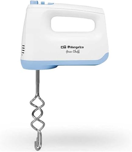 Orbegozo BA 3750 - Batteur sur socle, 6 vitesses + fonction turbo, taille compacte, bol de rangement, accessoires amovibles lavables au lave-vaisselle, 400 Watt - Nail Gallerys