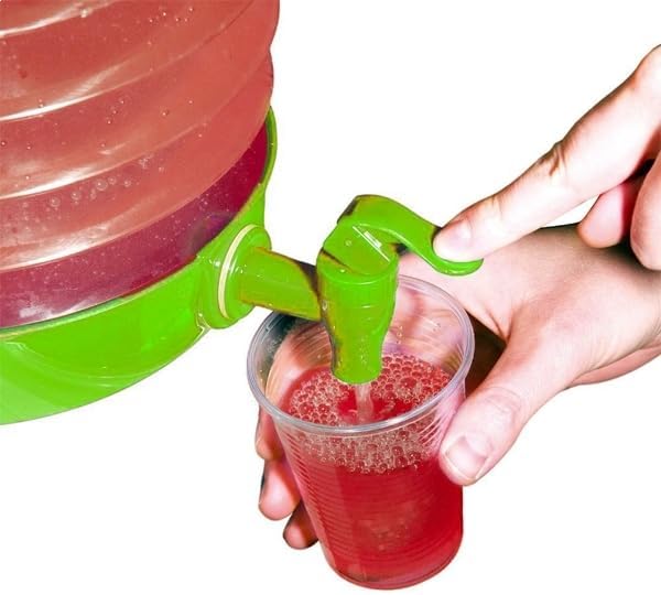 Ebiz Distributeur d'eau rétractable 5L fontaine à boisson pliable, portable, compact, multicolore - Nail Gallerys