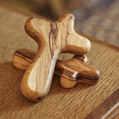 Lot de 2 croix en bois d'olivier - Nail Gallerys