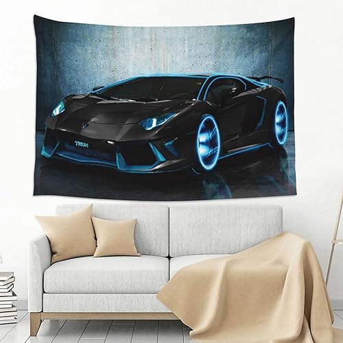 EH3688 Lamborghini Aventador Tron Modifié, impression de voiture, décoration murale, salon, chambre à coucher, décoration murale, dimensions : 70 x 100 cm, art décoratif sans cadre, cadeau (70 x 100 - Nail Gallerys