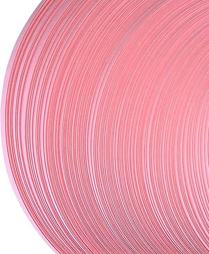 AERZETIX - C54106 - Lot de 100 bandes colorées d'art quilling 3 x 390 mm - paperolle/papier roulé - couleur rose bébé - Nail Gallerys
