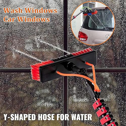 Tige De Nettoyage Panneau Solaire Photovoltaïque, Perche Telescopique Nettoyage, Nettoyage Panneaux Solaires, pour Nettoyage De Vitres, Bâtiments De Grande Hauteur Et Les Gros Véhicules,6M/20FT - Nail Gallerys