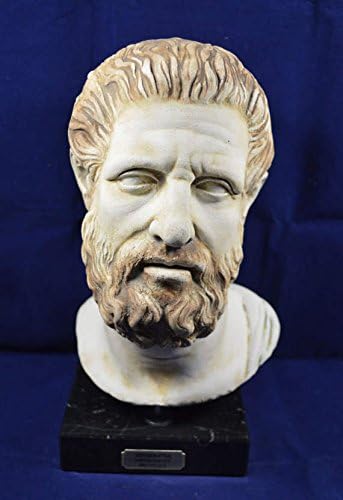 Hippocrate Sculpture grecque antique 'Père de la médecine moderne' Tête Buste Artefact - Nail Gallerys