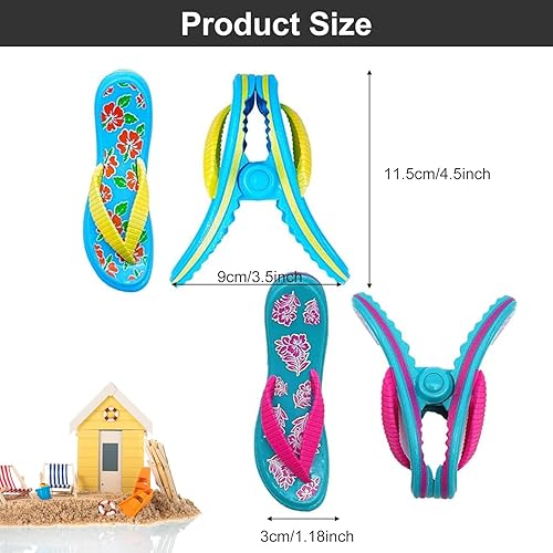 Pinces à Serviettes pour Chaises Longues,Pinces à Linge De Plage pour Les Serviettes,Pinces à Serviettes De Plage,pour La Plage Et Le Jardin,Draps De Bain,Couverture,Vêtements,2 Pièces - Nail Gallerys