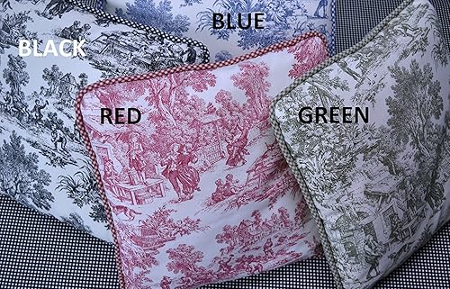 Ellis Curtain Victoria Park Toile 172,7 x 213,4 cm Paire de Panneaux sur Mesure avec embrasses, Rouge - Nail Gallerys