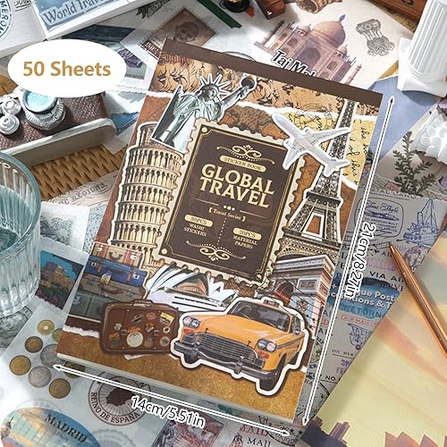 ekecidi Lot de 300 autocollants Washi prédécoupés pour journal intime, 20 autocollants Scrapbook, accessoires de scrapbooking, autocollants de voyage pour carnets, albums, création de cartes - Nail Gallerys