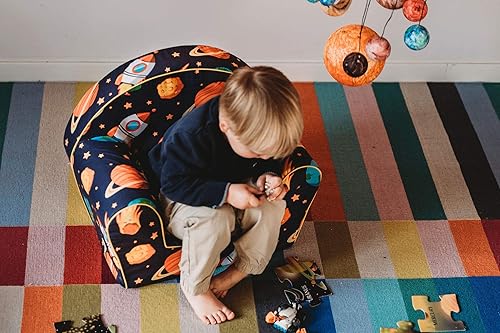 MuseHouse Chaise Enfant | Fauteuil | Siège de canapé | Tabouret pour Enfants Enfants | Meubles pour Enfants | 0-4 Ans | (Universe) - Nail Gallerys