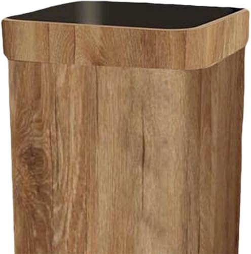 MagiDeal Poubelle Poubelle Poubelle Décorative Grain de Bois Papier Corbeille Poubelle Poubelle pour Bureau Blanchisserie Intérieur Salle D'artisanat, 22,5x27,5cm - Nail Gallerys