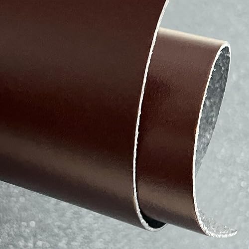 Cuir marron. Simili cuir pour l'artisanat. Deux pièces 36x33cm pour l'artisanat. Cuir pour la maroquinerie. Cuir de vachette pour des artisans respectueux de l'environnement - Nail Gallerys