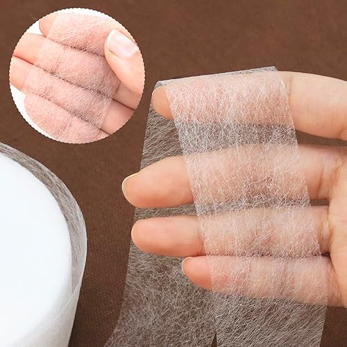 QWORK® Bande thermocollante ourlet, 64m x 40mm résistant au lavage ourlet thermocollant, pour textiles, rideaux, pantalons - Nail Gallerys