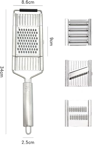 4 En 1 Coupe Legumes，Coupe Légumes Multifonctions，pour Râper, Trancher, Couper en Julienne Fruits et Légumes. - Nail Gallerys