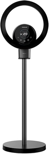 Cecotec Ventilateur et purificateur d'air TotalPure 2in1 MoonStyle Dark, 35 W, technologie sans pales, contrôle par WIFI, écran LED, oscillation jusqu'à 120 degrés, minuterie. - Nail Gallerys