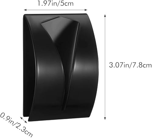 MAYOKIAAR Lot de 4 porte-torchons autocollants en acier inoxydable - Sans perçage - Pour salle de bain, cuisine, bureau - Nail Gallerys