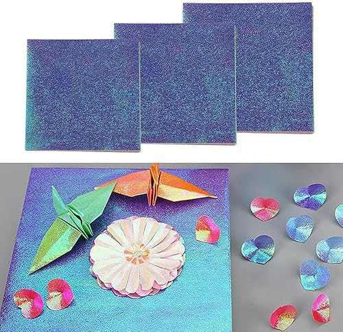 50 feuilles de papier origami multicolores / Papier origami dégradé de couleurs / Carré - Nail Gallerys