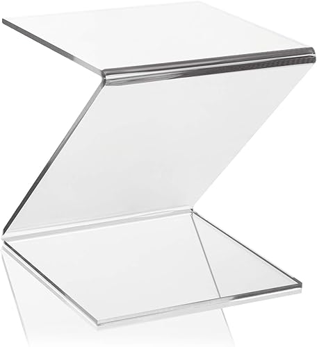 PLEXIGLAS® Support de rangement en Z pour vases/figurines dans vitrine/vitrine/vitrine/exposition 15 x 15 x 21 cm - Nail Gallerys