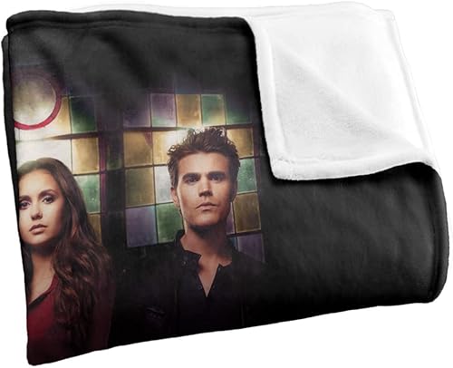 LOGOVISION Vampire Diaries Couverture Soyeuse Super Douce 152 x 127 cm - Nail Gallerys