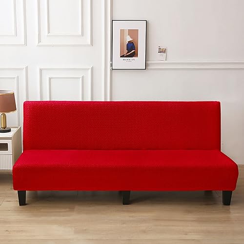 ZRCYXDW Pliant Housse De Clic Clac, Extensible Housse De Canapé sans Accoudoirs Souple Spandex Amovible Housse De Canapé Clic Clac avec Fond Élastique Lavable-Bleu marine-190-210cm(74.8-82.6in) - Nail Gallerys