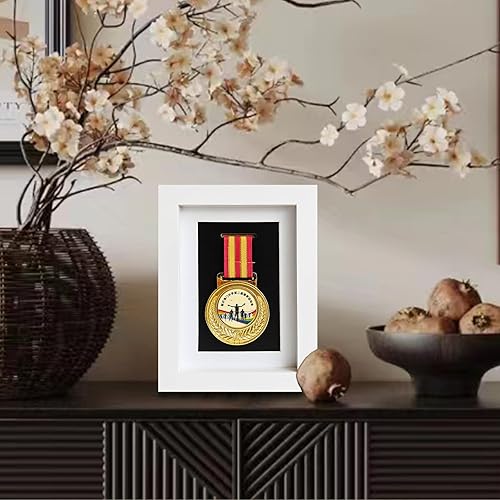 Présentoir de médailles, cadre en boîte, boîte de présentation multifonction 3D, parfait pour les bavoirs, coureurs, marathons, gymnastique, lutte, karaté, hockey et toutes les médailles de sport, - Nail Gallerys