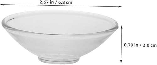 Zerodeko Lot De 6 Bobèches De Protection Anti- pour Bougies, Anneaux Transparents pour Bougeoirs, Récupérateurs De Cire Ronds en Verre pour Protections De Cire, Service Religieux, - Nail Gallerys