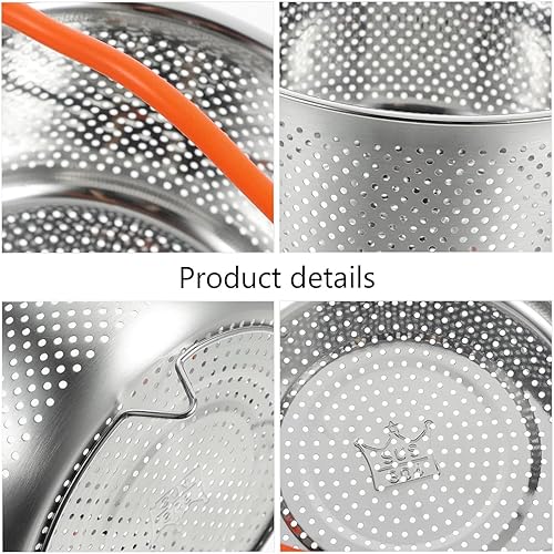 DragonX2 Panier Vapeur, INOX,Insert Vapeur pour Marmite 21.5cm pour Casseroles, Casseroles, Autocuiseurs, Légumes À La Vapeur, Fruits, Œufs - Nail Gallerys
