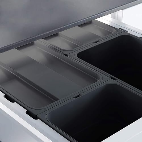 Ninka eins2vier Couvercle pour 12 L / 17 L / 26 L / 32 L Poubelle 292 x 215 x 17 mm gris sombre Couverture Seau de - Nail Gallerys