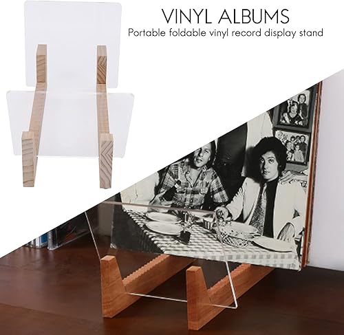 Happysnow Support de rangement pour disques vinyles, extrémités en acrylique, affichage de vos et dans cette unité de rack portable moderne - Nail Gallerys