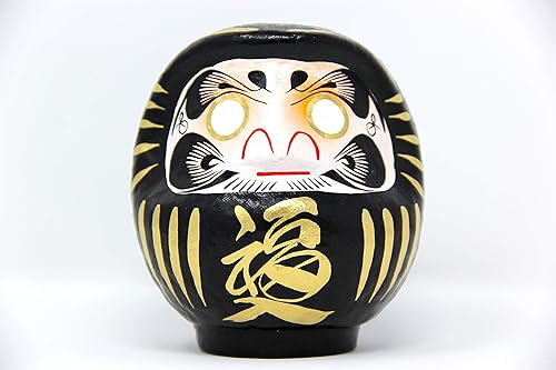 Daruma – Taille 2 – Noir – Chasse-démons - Nail Gallerys