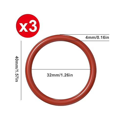3 Joints Toriques pour Machines à Café Philips Saeco,O-Ring Kit de Maintenance de Joint,Joint Torique Caoutchouc,Joint Plomberie pour Machine a Cafe Philips pour Groupe D'Infusion,Unité D'Infusion - Nail Gallerys