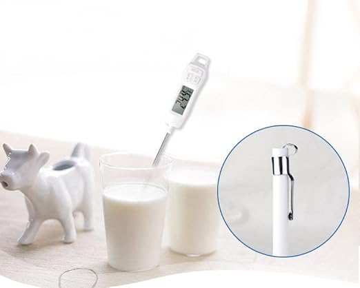 TECH DISCOUNT Thermomètre de cuisine accessoire de cuisson mesure température nourriture patisserie professionnel sonde ustensile inox - Nail Gallerys