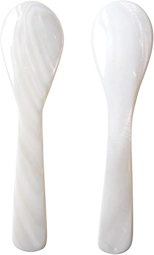 Marycrafts Ensemble De 2 Cuillère en Nacre Cuillère Dégustation À Caviar Oeuf - Nail Gallerys