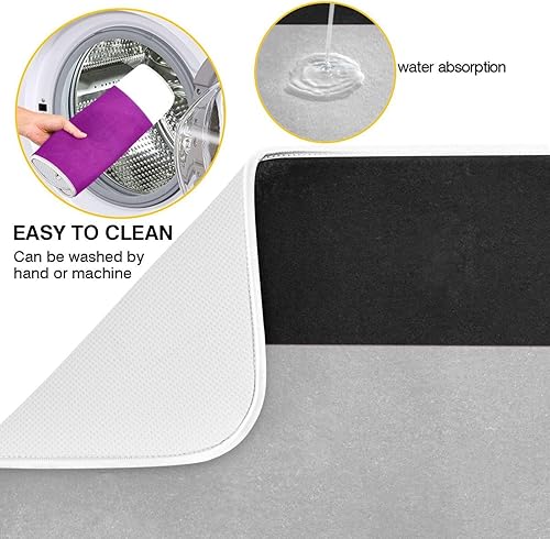 Tapis de cuisine de séchage Motif drapeau de l'île de la Réunion - Nail Gallerys