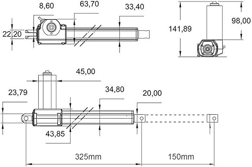 Pièces De Rechange pour Fauteuil Inclinable, Moteur Inclinable électrique DC24V De Haute Qualité, Moteur De Remplacement pour Fauteuils élévateurs Et Actionneurs De Canapé - Nail Gallerys