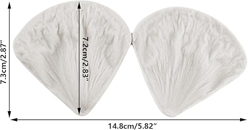 MINFEIDMS Moule En Silicone Pour Veines De Pétales De Pivoine, Moules À Fondant Pour Fleurs, Décoration De Gâteaux, Artisanat En Sucre, Décoration De Cupcakes, Pâte De Domme Au Chocolat, Bonbons - Nail Gallerys