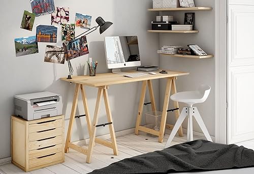 ASTIGARRAGA M129371 Chiffonnier en pin Massif Naturel 5 tiroirs - Nail Gallerys