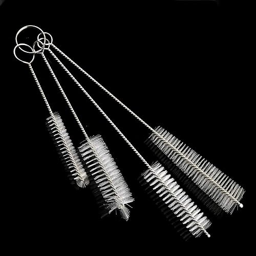 Zonfer 4pcs Bouteille Brosse, Bouteille À Long Brosses De Nettoyage, Ecouvillon, Bouilloire Spout, Brosse De Paille, Tuyau De Bouteille en Nylon Cleaner Set () - Nail Gallerys
