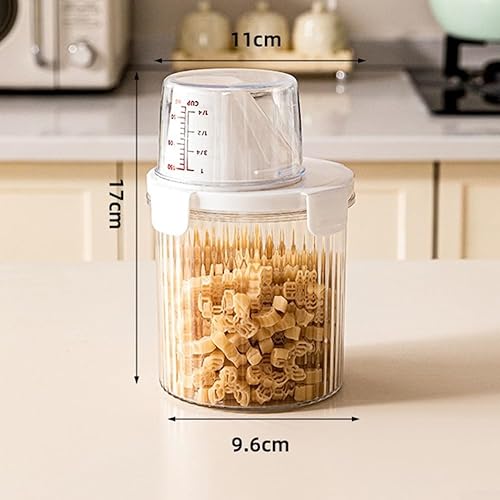 La fonctionnalité rencontre le design dans ce bac de rangement alimentaire avec bec verseur pour une utilisation en cuisine (petit) - Nail Gallerys