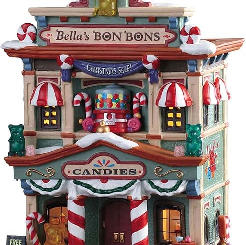 Lemax Village de Noël Bellas Bon Bons LED à Piles – 95509 - Nail Gallerys