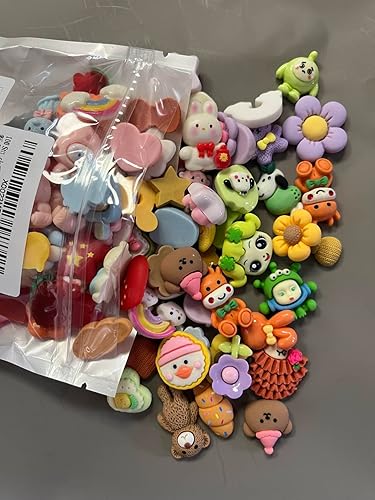 Lot de 100 Breloques à Ongles Kawaii en Résine à dos Plat, Nail Charms Résine, Mignons Charmes de Résine pour Loisirs Créatifs, Scrapbooking, Coque de Téléphone, Pince à Cheveux, Bandeau - Nail Gallerys