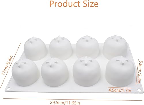 Moule en silicone pour fruits et oranges 3D moule en silicone orange Moule à gâteau au fudge en silicone Pour la cuisson du savon, de la gelée, du pudding, des cupcakes, de la crème glacée - Nail Gallerys