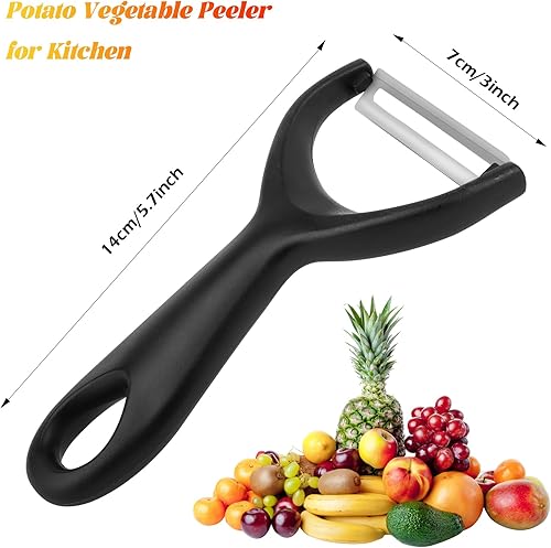 Éplucheur Universel, Econome Legumes Inox Eplucheur Legumes Manuel Eplucheur Pomme de Terre Poignée Ergonomique, pour légumes, carottes, fruits，Lave-Vaisselle,Potato Peeler - Nail Gallerys