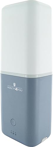 SCHWAIGER 662047 Stérilisateur UV Porte-Brosse à Dents Fonction séchage Étui de Voyage Lumière UVC Récipient de Voyage Séchoir à Brosse à Dents Désinfection Mini Ventilateur Gris/Blanc - Nail Gallerys