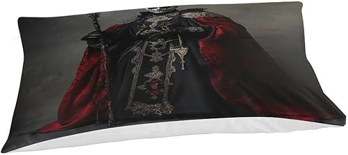 SUFFERBOW Fantôme B.C pour Adultes Et Enfants Housse De Couette 3D Imprimé Bande Fantôme Housses De Couettes E avec Fermeture À Glissière Microfibr avec Taies Parure De Lit 3 Pièces Double（200x200cm） - Nail Gallerys