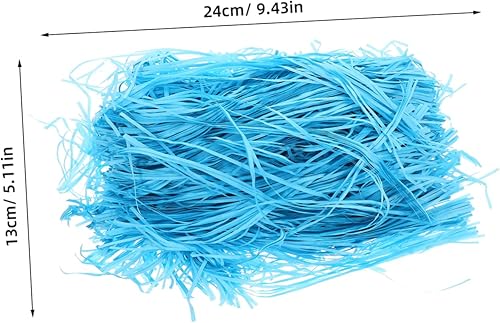 DIYEAH 1 Raphia Remplisseur De Panier De Tombola Sky-blue Papier - Nail Gallerys