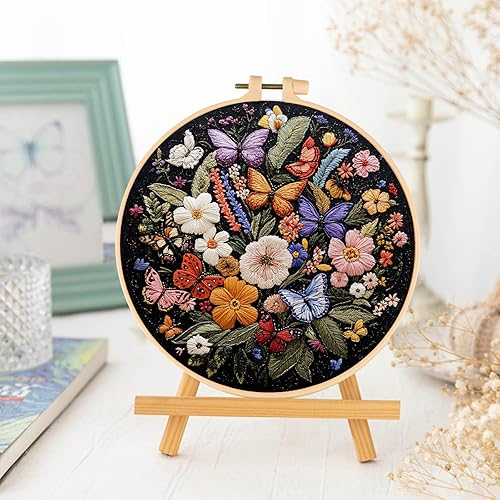 JSRQT Papillon Kit de Broderie pour Adultes Débutants - Nail Gallerys