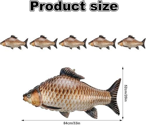 lasuroa 5pcs Ballon Poisson, 84cm Réalistes Mignons Ballon Gonflable Poisson avec Ruban Décoration Fête Sur Thème Pêche Accessoires Pratiques pour Fêtes d'Anniversaire - Nail Gallerys