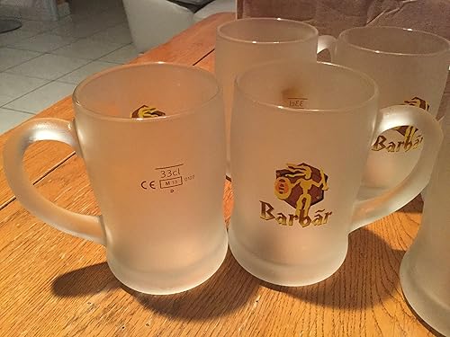 Barbar Lot de 6 Verre a Biere 33cl Neuf Superbe - Nail Gallerys